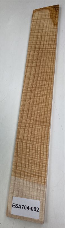 Fretboard Esche flamed Caramel 540x74x9mm Unique Piece #002